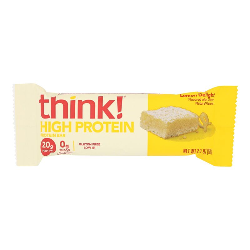 Think! Lemon Delight High Protein Bar - 10 bars, 2.1 oz, 2 of 5