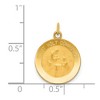 Black Bow Jewelry 14k Yellow Gold First Holy Communion Charm, 15mm (9/16 inch) - 4 of 4