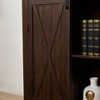 Kumasinova 74" Farmhouse Storage Cabinet with Barn Doors,Kitchen Pantry Cabinet with Adjustable Shelves,Pantry Cupboard for Kitchen&Dining Room - 4 of 4