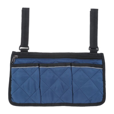 Unique Bargains Waterproof Camping Outdoors Beach Chair Armrest Bag with 4 Pockets