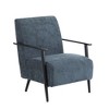 Grungis 26.38'' W Accent Chair with Polyester Upholstery,Lounge Chair with Metal Frame,Arm Chair for Bedroom,Reading Room,1PC/2PC - 4 of 4