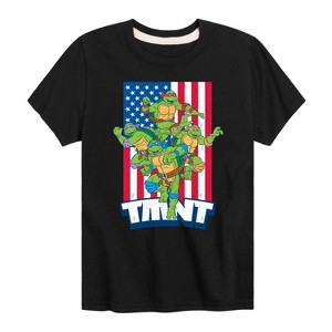 Boys' - Teenage Mutant Ninja Turtles - USA Turtles Short Sleeve Graphic T-Shirt - 1 of 4