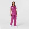 Wink Nova Women's Flex-n-Reach Shoulder Panel V-Neck Scrub Top - 3 of 4
