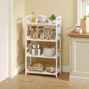 Greenstell Modern Style Bookshelf, Shelf Bookcase, High Bookshelf Corner Storage Organizer for Home Office Bedroom Kitchen Living Room - 1 of 4