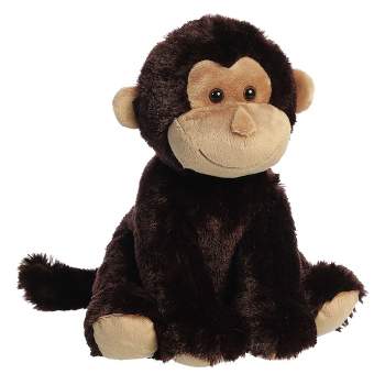 Aurora Medium Monkey Cuddly Stuffed Animal Brown 11.5"
