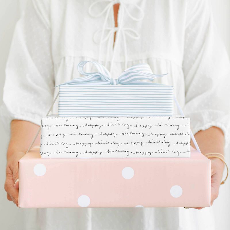 Striped Wrapping Paper Slate Blue/White - Sugar Paper&#8482; + Target, 5 of 8