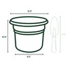 Bloem Posy Round Resin Planter Pot Indoor and Outdoor Gardening - 3 of 4