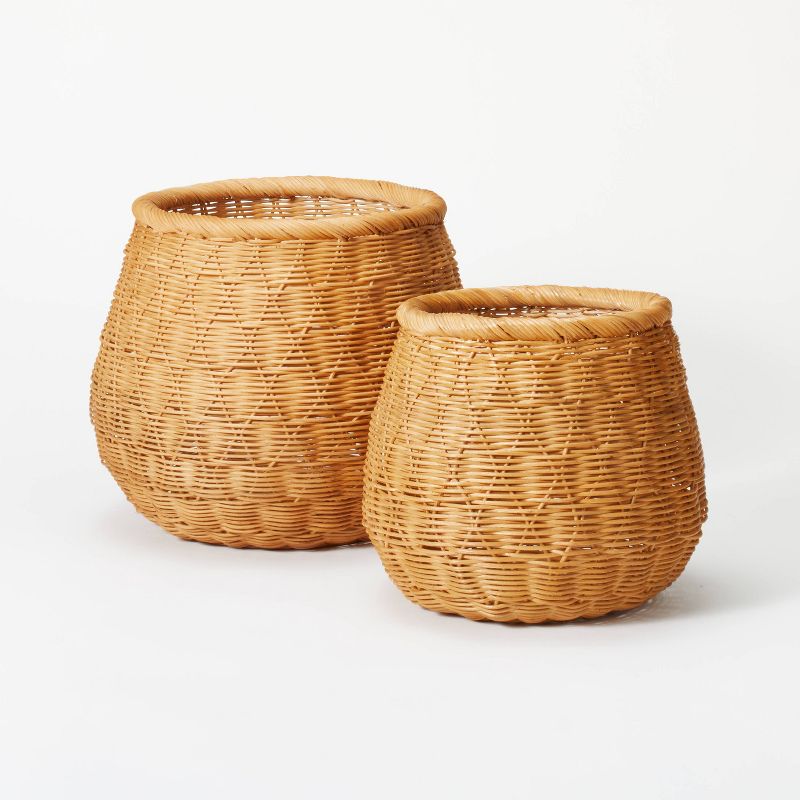 Medium Light Woven Round Basket - Threshold&#8482; designed with Studio McGee, 4 of 7