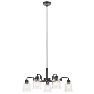 Kichler Lighting Aivian 5 - Light Chandelier in  Black - 1 of 3