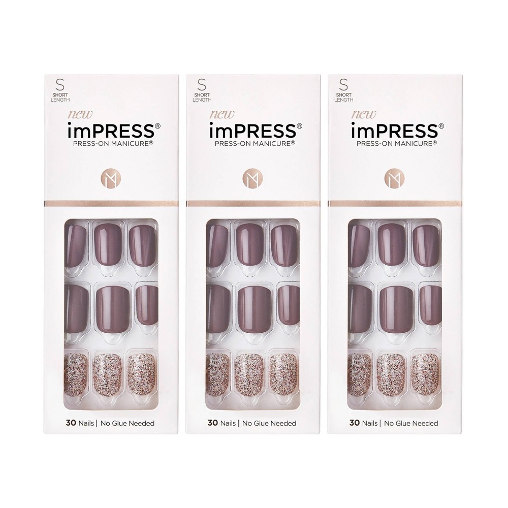 KISS imPRESS Press-On Nails - Flawless - 3pk - 90ct