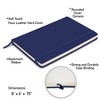 Simply Genius A5 Dotted Notebooks for Work, Travel, Business, School- Hardcover - 192 pages, 5.7" x 8.4" (Navy, 4 Pack) - 4 of 4