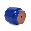 Gulches 3 Pieces 13" Ceramic Flower Pots with Drainage Hole Antique Blue Green Modern Planters - 4 of 4