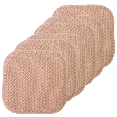 Honeycomb Memory Foam No Slip Back 16" x 16" Chair Pad Cushion by Sweet Home Collection®