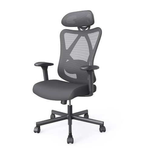 Costway Mesh Office Chair High Back Ergonomic Swivel Chair W/ Lumbar  Support & Headrest : Target