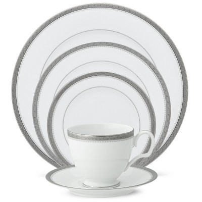 Noritake Charlotta Platinum 5-Piece Place Setting