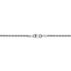 Black Bow Jewelry 1.8mm, 14k White Gold D/C Quadruple Rope Chain Anklet or Bracelet - 3 of 4