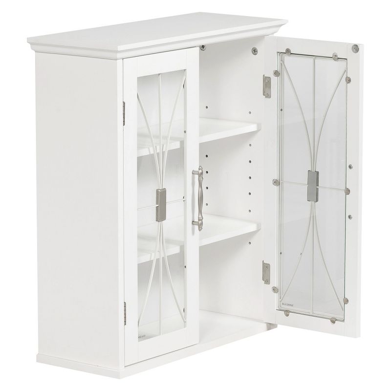 Symphony Wall Cabinet White - Elegant Home Fashions, 5 of 9