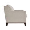 Madge Tweed Fabric Sofa Oatmeal - Inspire Q: Solid Rubberwood Frame, Removable Cushions - 3 of 4