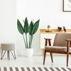 Unique Bargains Plastic Artificial Fake Stem Leaf Branches Decor Green 10 Pcs - 3 of 4