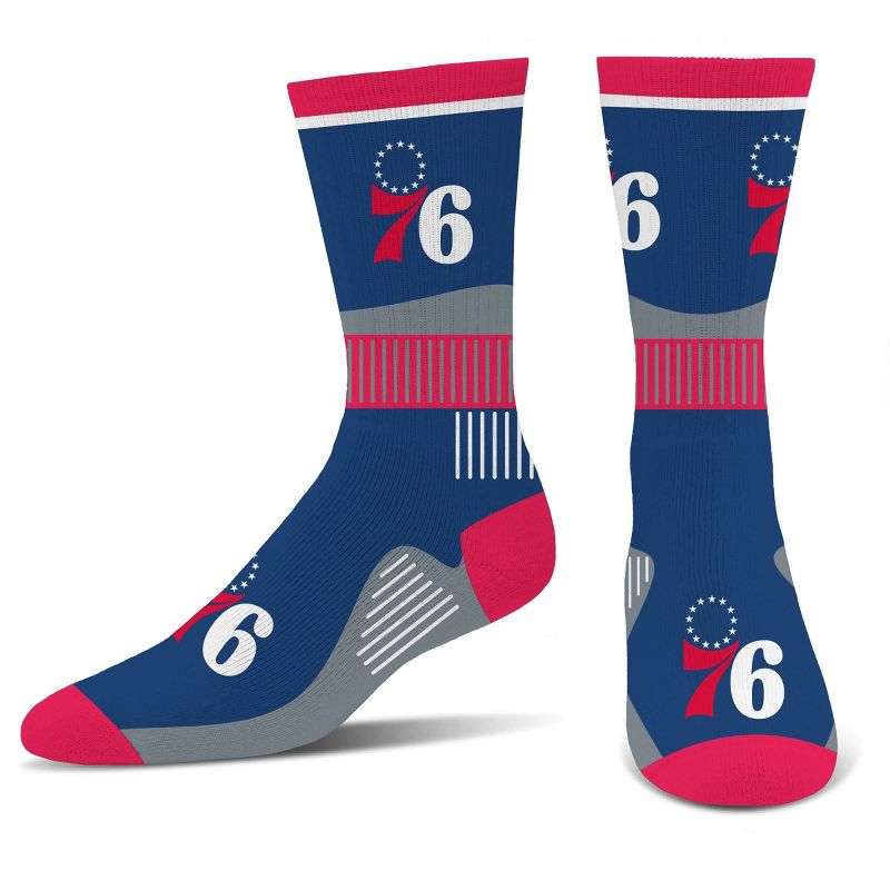 NBA Philadelphia 76ers Large Crew Socks, 1 of 4