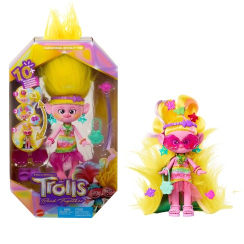 Dreamworks Trolls Band Together Hairsational Reveals Viva Fashion Doll &  10+ Accessories : Target