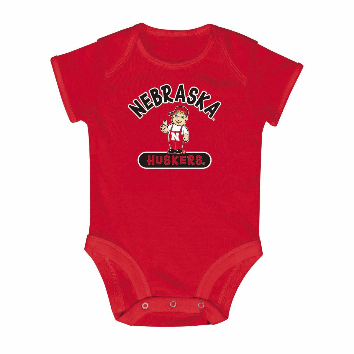 NCAA Nebraska Cornhuskers Newborn 2pk Bodysuit - thumbnail 2