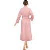 PAVILIA Women Waffle Knit  Robe, Soft Cozy Breathable Lightweight Long Bathrobe with Pockets for Shower Spa House - 2 of 4