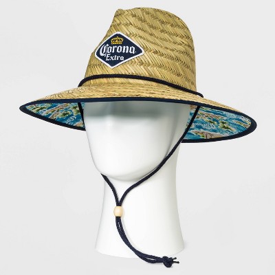 Corona Straw Lifeguard Hat - Brown