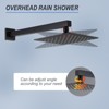 WOWOW Single Handle 1-Spray Shower Faucet 1.8 GPM with High Pressure Valve in Brushed Nickel - 2 of 4