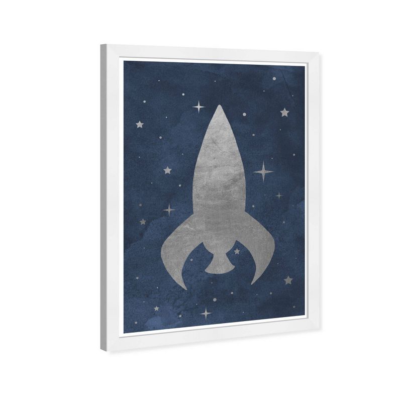 15&#34; x 21&#34; Little Rocket Ship Astronomy and Space Framed Art Print - Wynwood Studio, 2 of 7