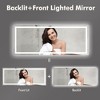 60x36 Inches Large Bathroom Mirror, FramelessVanity Mirror with Led Lights,Front Lit and Backlit,Wall-Mounted Mirror for Over Sink, Entryway, Bedroom - 3 of 4