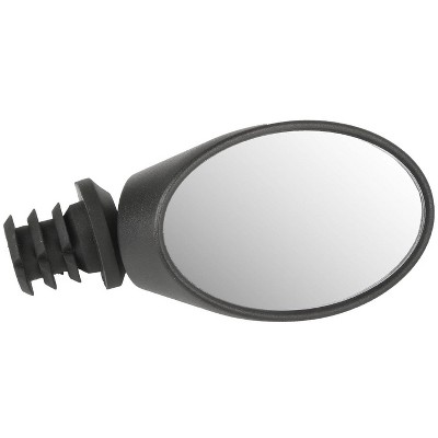 Oval Bicycle Spy Mirror, Black