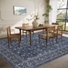 Washable Rug Vintage Rug with Non Slip TPR Backing, Traditional Oriental Carpet - 3 of 4