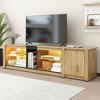 NicBex TV Stand ModernTV Stand Media Console with Multi-Functional Storage with LED Light for TVs up to 80'' for Living Room - 2 of 4