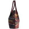 AmeriLeather Everly Rainbow Handbag – Printed Top Grain Leather, Pewter Hardware, Dual Handles, 17.5" Tote with Bonus Coin Purse - 3 of 4