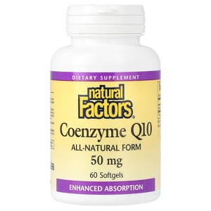 Natural Factors Coenzyme Q10, 50 mg, 60 Softgels - 1 of 2