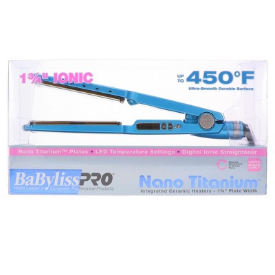 BaBylissPRO Nano Titanium-Plated Ionic Straightening Iron 1 3/4 in