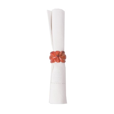 C&F Home Pumpkin Thanksgiving Napkin Ring Set of 6