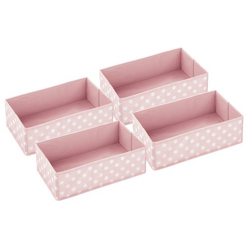 Mdesign Fabric Child Kids Dresser Drawer Organizer Storage 4 Pack