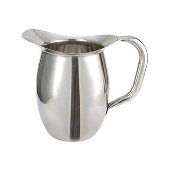 Winco Bell Pitcher, Stainless Steel, 2 Quart