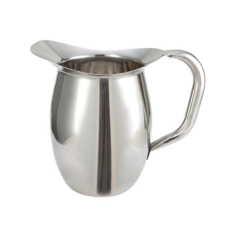 Winco Bell Pitcher, Stainless Steel, 2 Quart, 1 of 4