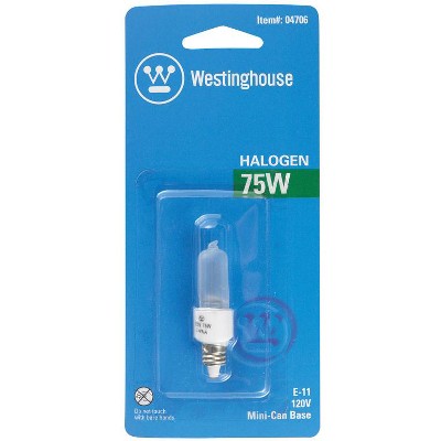Westinghouse 75 W T4 Decorative Halogen Bulb 1,050 lm White 1 pk