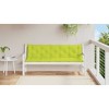vidaXL Garden Bench Cushion Bright Green 70.9"x(19.7"+19.7")x2.8" Oxford Fabric - 3 of 4