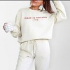 Simply Sage Market Embroidered Made In America 1776 Lightweight Garment Dyed Sweatshirt - 2 of 4