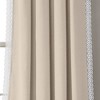 Rosalie Rod Pocket Light Filtering Window Curtain Panels - Lush Décor - 3 of 4