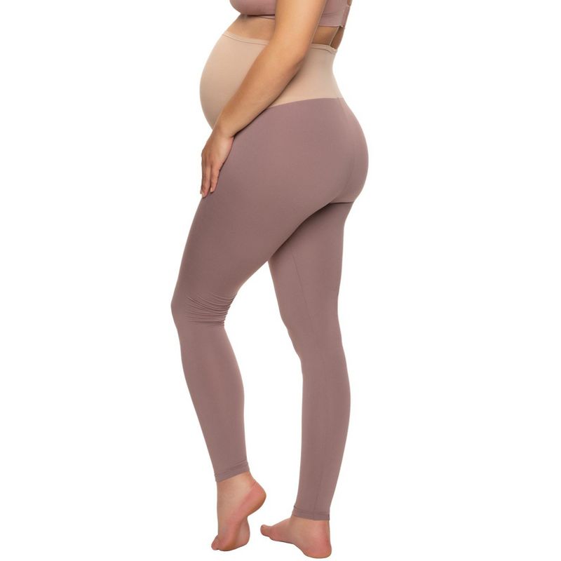 Felina Women's Velvety Soft Maternity Leggings For Women - Yoga Pants For Women, Maternity Clothes - (2-Pack), 5 of 6