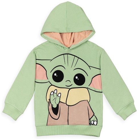 Star Wars The Mandalorian Baby Yoda Big Boys Fleece Pullover