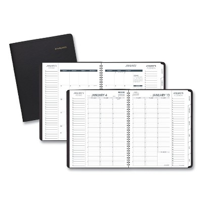 AT-A-GLANCE Triple View Weekly/Monthly Appointment Book 11 x 8.25 Black 2022 70950V05