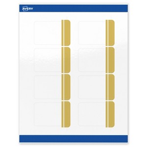 Avery 2" x 3" Labels, Gold Double-Dipped Edge, 80 ct - 1 of 4