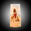 Stony Creek 10.0 Inch Snowman Friends Pre-Lit Vase Kitten Squirrel Bunny Deer Novelty Sculpture Lights - 4 of 4